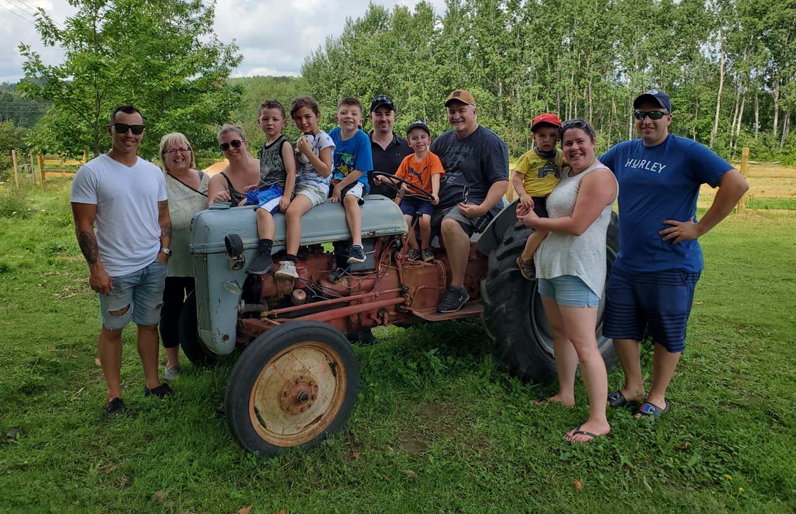 QEII patient Greg Murphy and his family