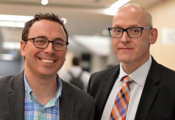 Dr. Leonard D’Avolio (left) and Dr. Michael Dunbar