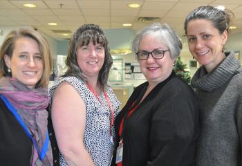 Jody Wells, Theresa Kroeger, Sandra Hiscott and Kate Newton