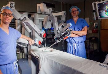 QEII’s Dr. Ross Mason (left) and Dr. Ricardo Rendon (right)