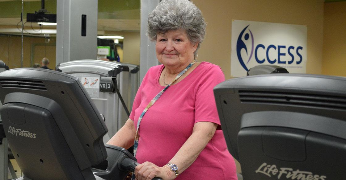 Andrea Davidson joined the new ACCESS program at the QEII