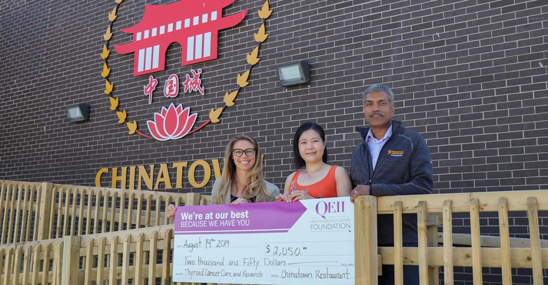 Chinatown Cheque Presentation