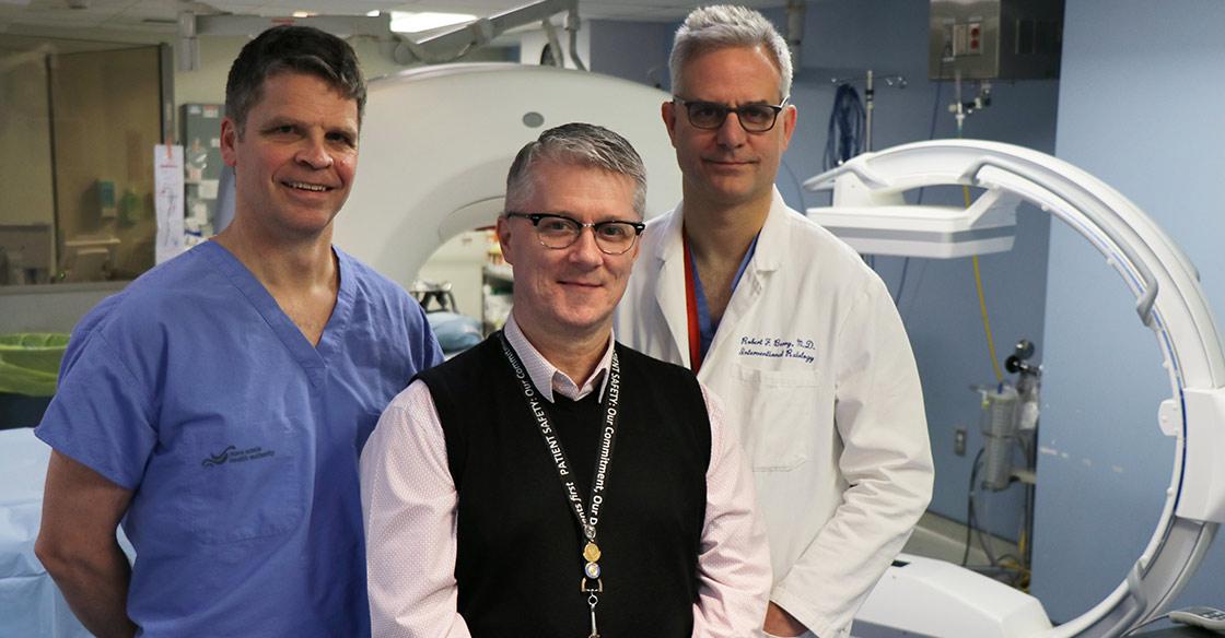 Dr. Geoff Porter, Brian Martell and Dr. Rob Berry
