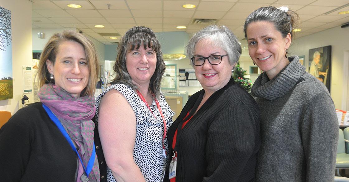 Jody Wells, Theresa Kroeger, Sandra Hiscott and Kate Newton