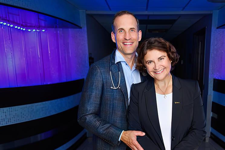 Dr. Rob Rutledge and Dr. Gabriela Ilie pictured at the QEII's Cancer Centre