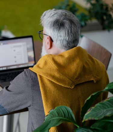 Man on laptop