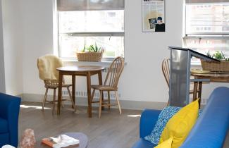 Pictured: The QEII's new Sunshine Room, opened in Spring 2025, is a donor-funded space offering free services tailored to QEII cancer patients