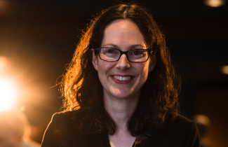 Dr. Amy Trottier, winner of the 2026 QEII Foundation's Innovation Den.