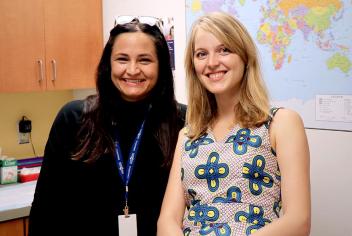 Staff pictured at the Newcomer Health Clinic